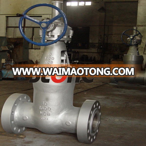 API ANSI Cast Steel Pressure Seal 1500lb RF Gate Valve