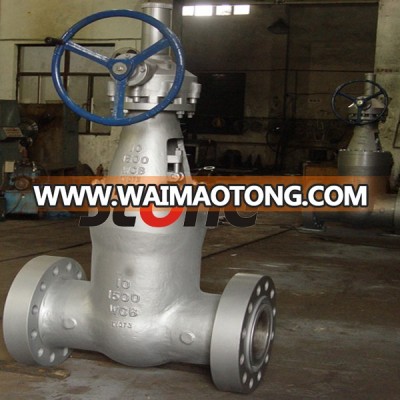 API ANSI Cast Steel Pressure Seal 1500lb RF Gate Valve