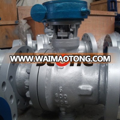 2PCS Side Entry Wcb Trunnion Mounted Ball Valve of 600lb